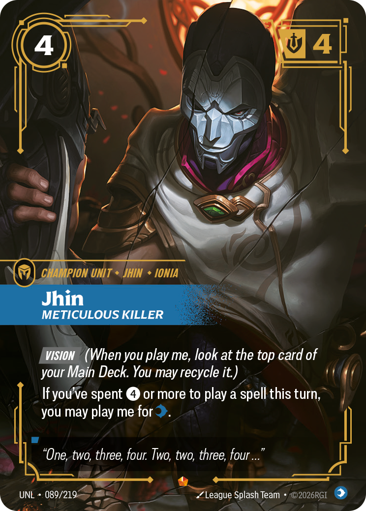 Jhin - Meticulous Killer - 89 - [UNL]