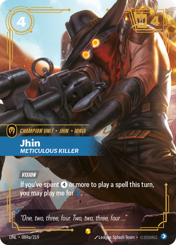 Jhin - Meticulous Killer (Alternate Art) - 89 - [UNL]