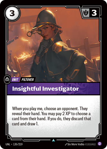 Insightful Investigator - 135 - [UNL]