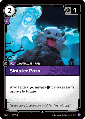 Sinister Poro - 137 - [UNL]