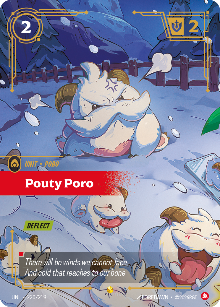 Pouty Poro (Overnumbered) - 220 - [UNL]