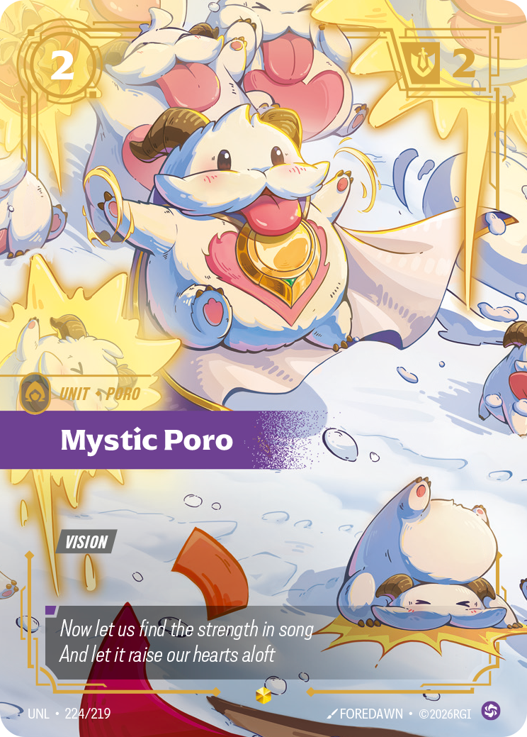 Mystic Poro (Overnumbered) - 224 - [UNL]
