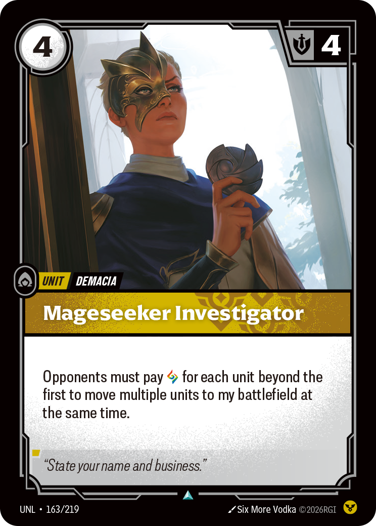 Mageseeker Investigator - 163 - [UNL]