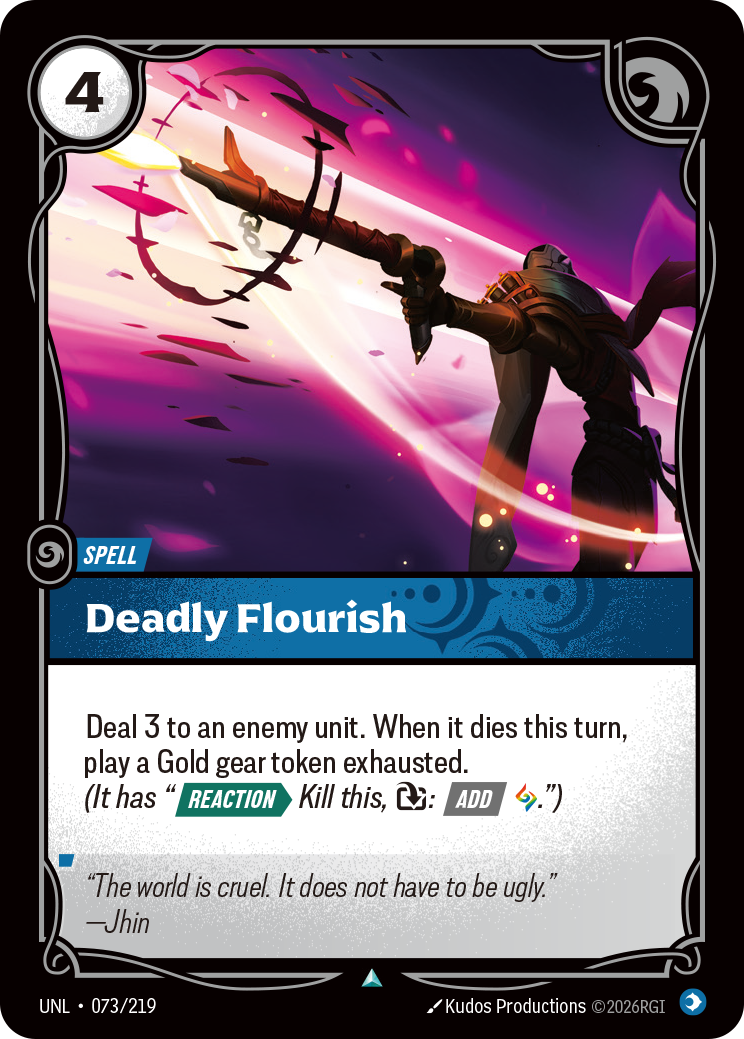 Deadly Flourish - 73 - [UNL]