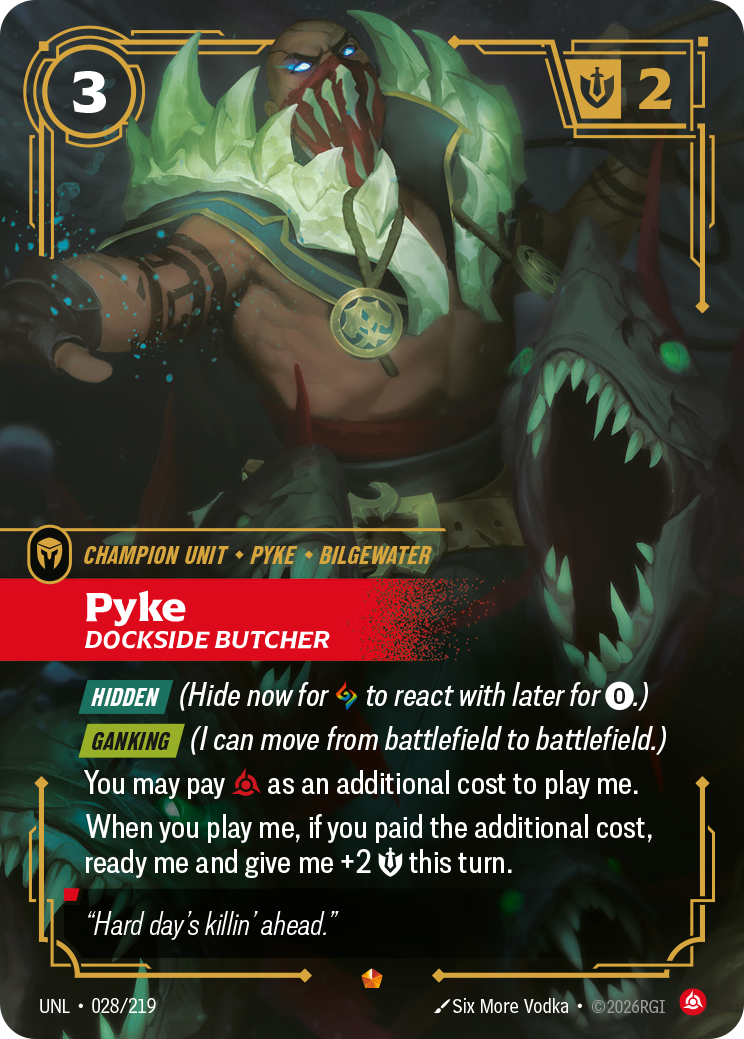 Pyke - Dockside Butcher - 28 - [UNL]