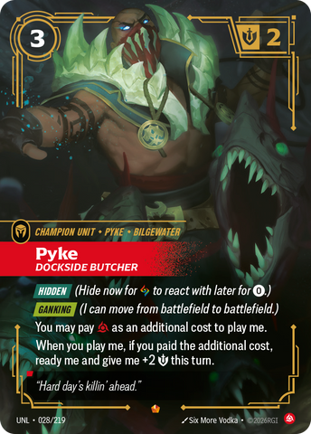 Pyke - Dockside Butcher - 28 - [UNL]