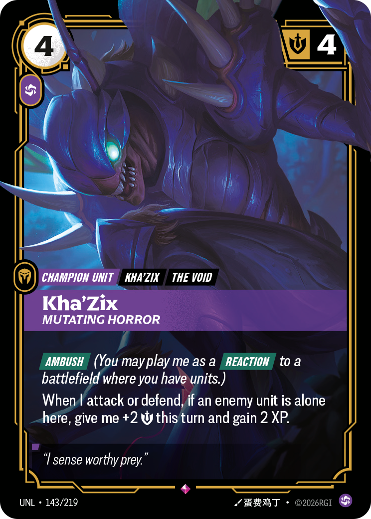 Kha'Zix - Mutating Horror - 143 - [UNL]