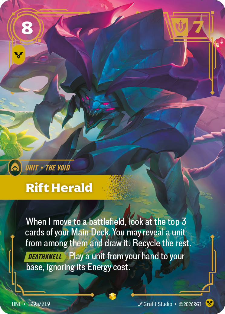 Rift Herald (Alternate Art) - 179 - [UNL]