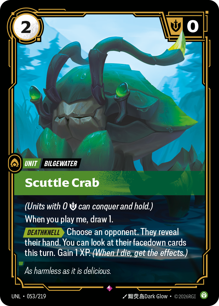 Scuttle Crab - 53 - [UNL]