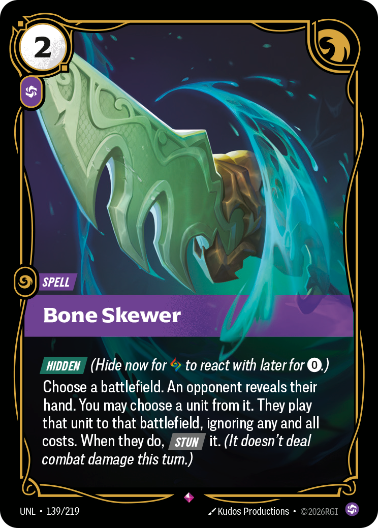 Bone Skewer - 139 - [UNL]