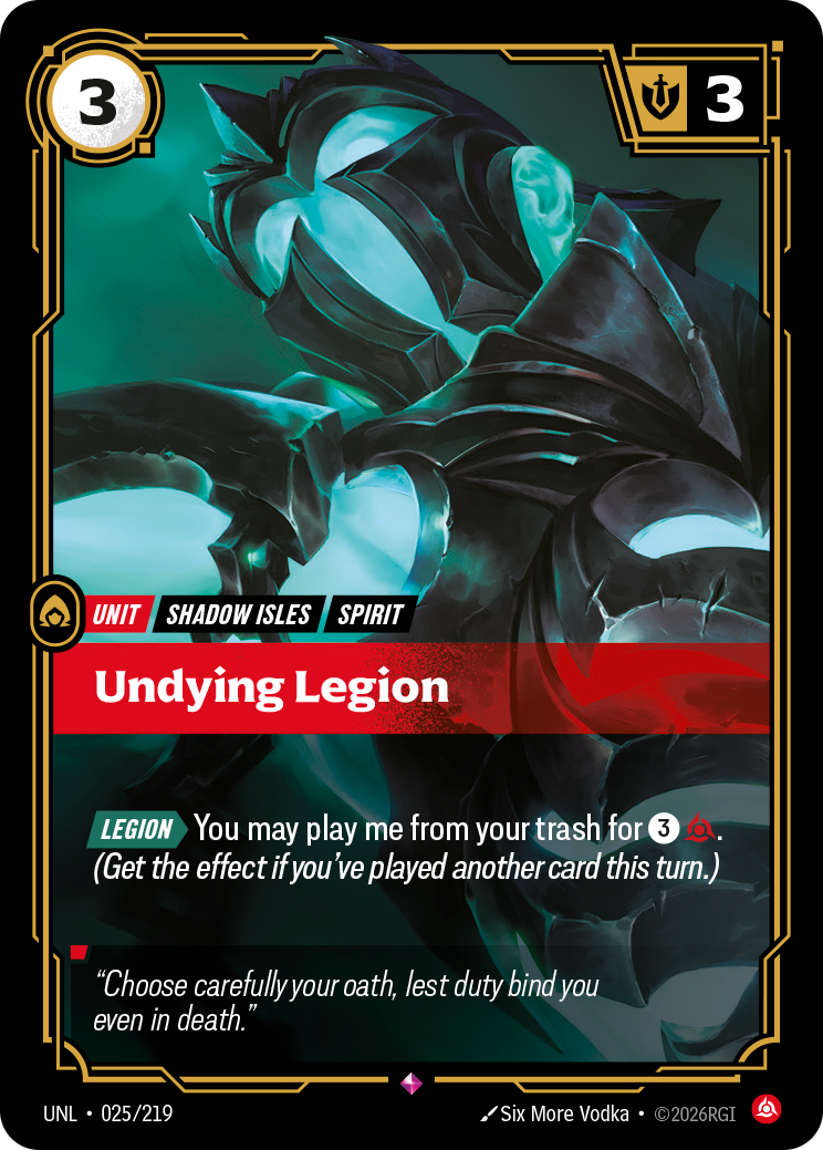 Undying Legion - 25 - [UNL]