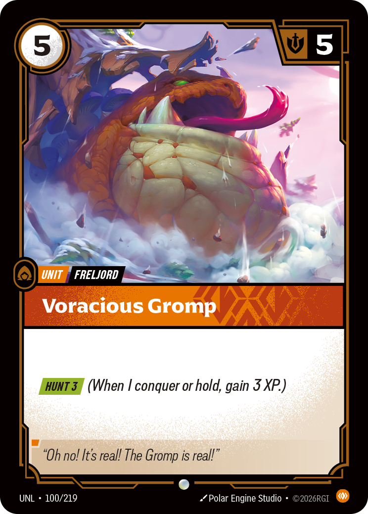 Voracious Gromp - 100 - [UNL]