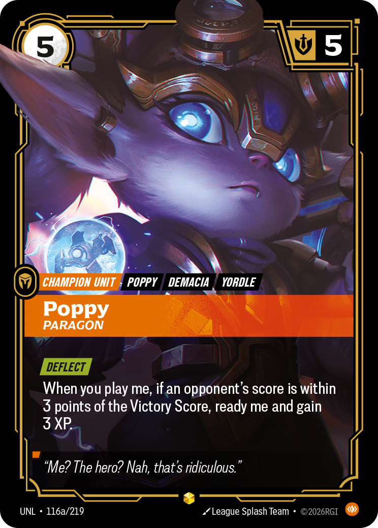 Poppy - Paragon (Alternate Art) - 116 - [UNL]