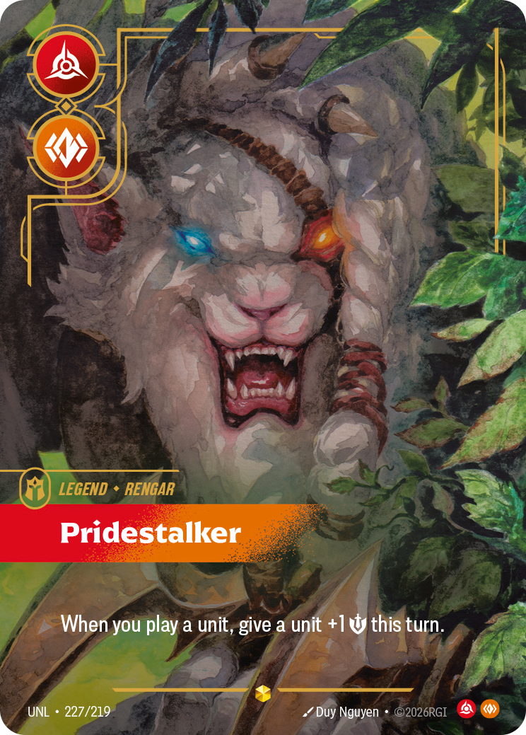 Rengar - Pridestalker (Overnumbered) - 227 - [UNL]