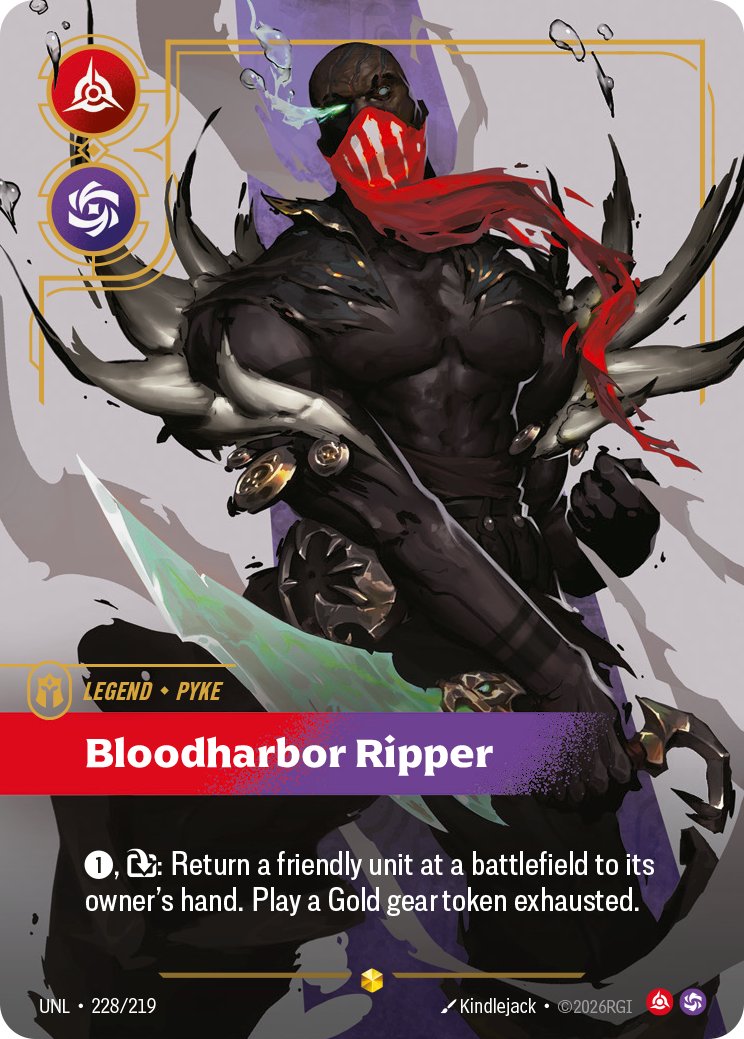 Pyke - Bloodharbor Ripper (Overnumbered) - 228 - [UNL]