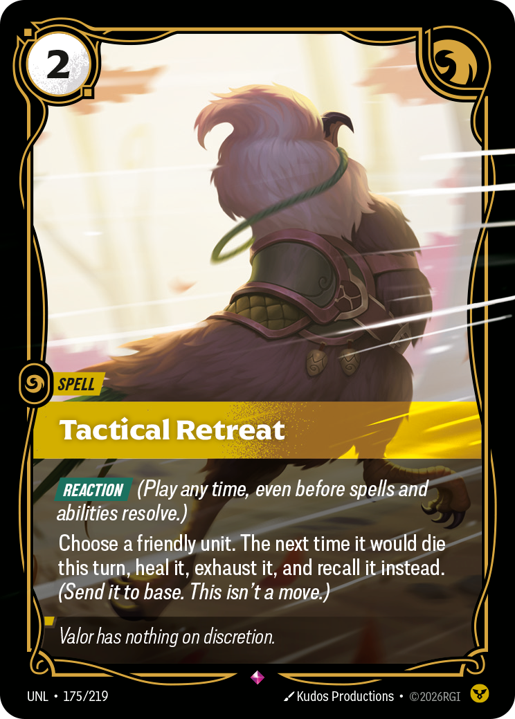 Tactical Retreat - 175 - [UNL]