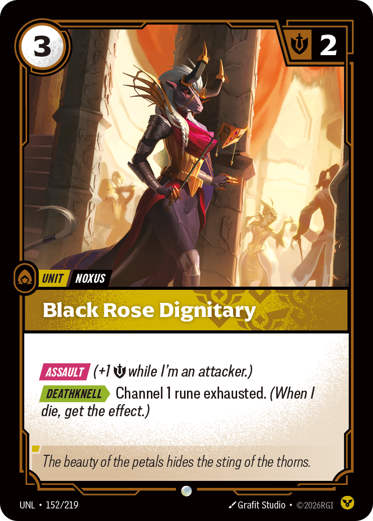 Black Rose Dignitary - 152 - [UNL]