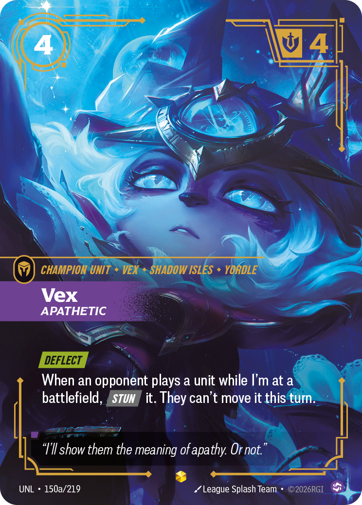 Vex - Apathetic (Alternate Art) - 150 - [UNL]
