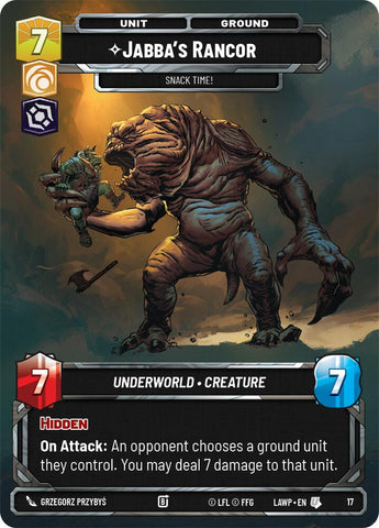 Jabba's Rancor - Snack Time! (17) (17) [A Lawless Time: Weekly Play]