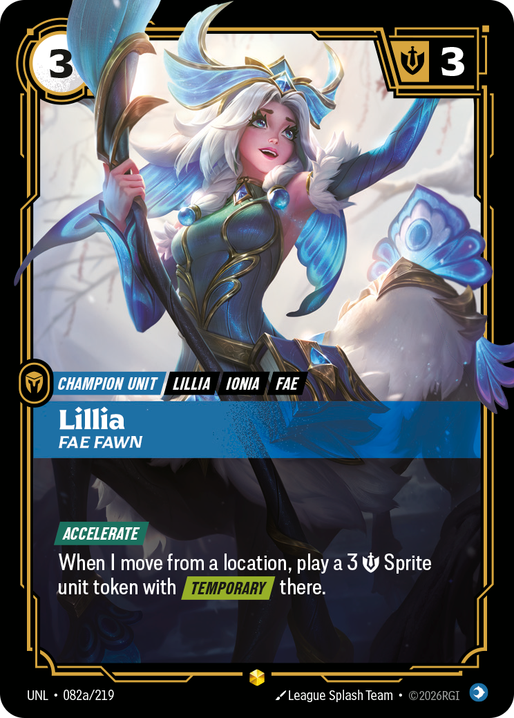 Lillia - Fae Fawn (Alternate Art) - 82 - [UNL]