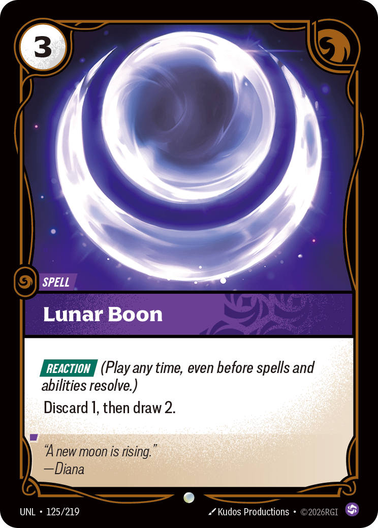 Lunar Boon - 125 - [UNL]