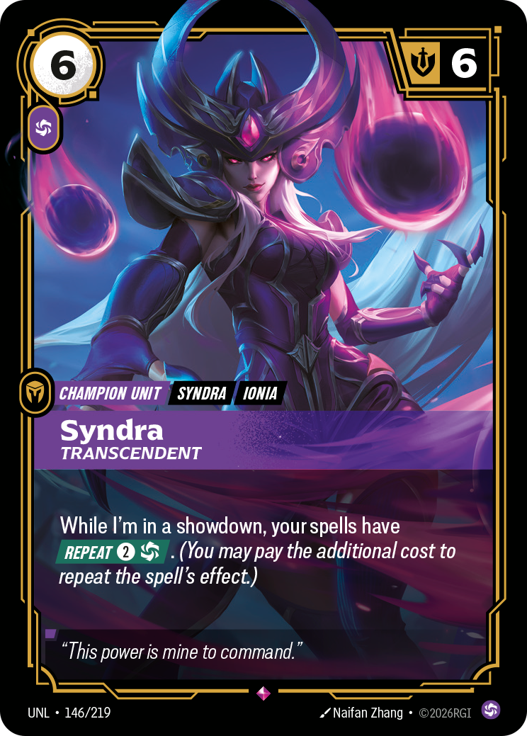 Syndra - Transcendent - 146 - [UNL]