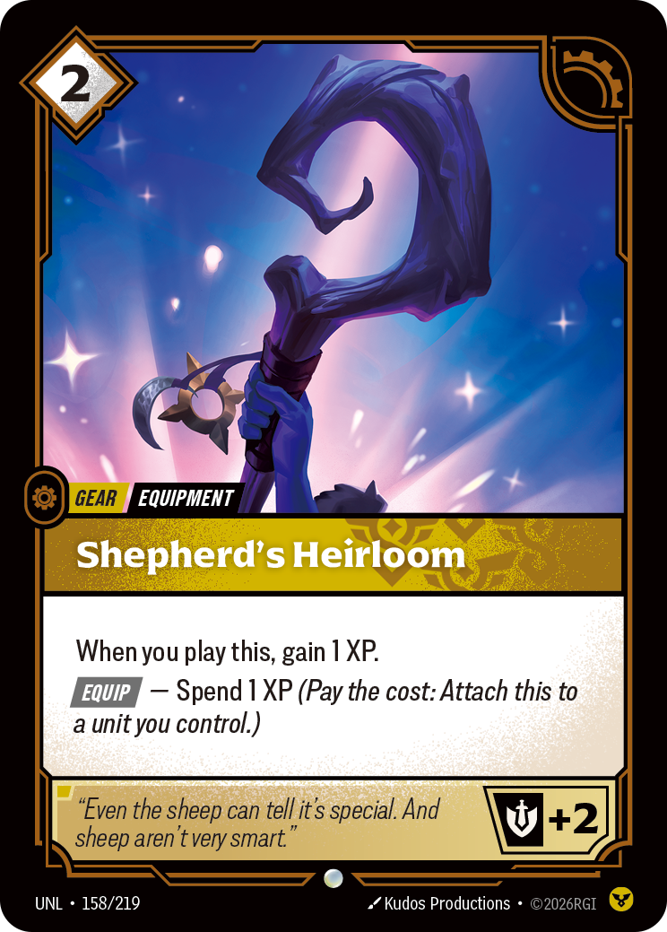 Shepherd's Heirloom - 158 - [UNL]