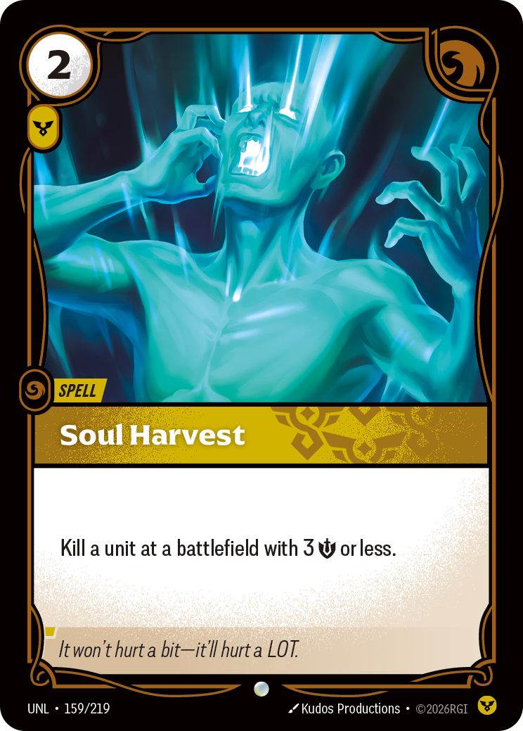 Soul Harvest - 159 - [UNL]