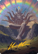 Transcendent Archaic Art Card (Gold-Stamped Signature) [Secrets of Strixhaven Art Series]