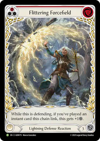 Flittering Forcefield (Red) [GEM173] (GEM Pack 5)