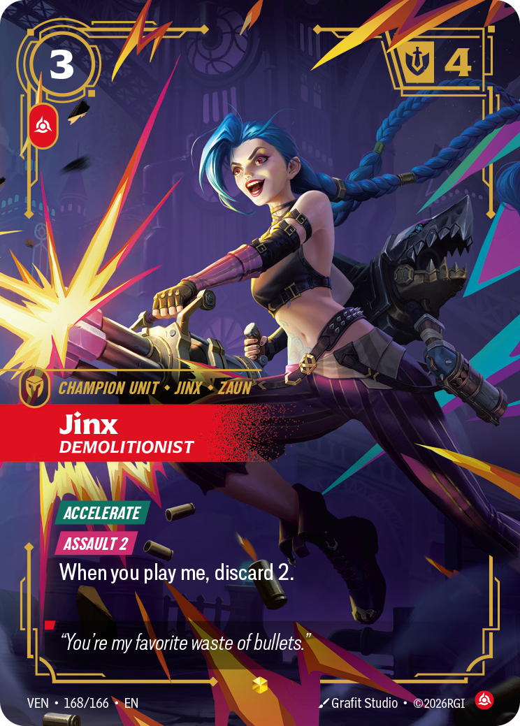Jinx, Demolitionist - 168 - [VEN]
