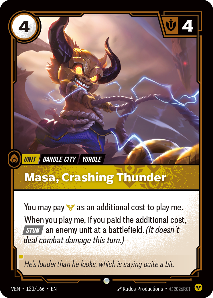 Masa, Crashing Thunder - 120 - [VEN]