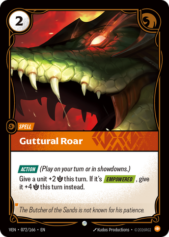 Guttural Roar - 72 - [VEN]