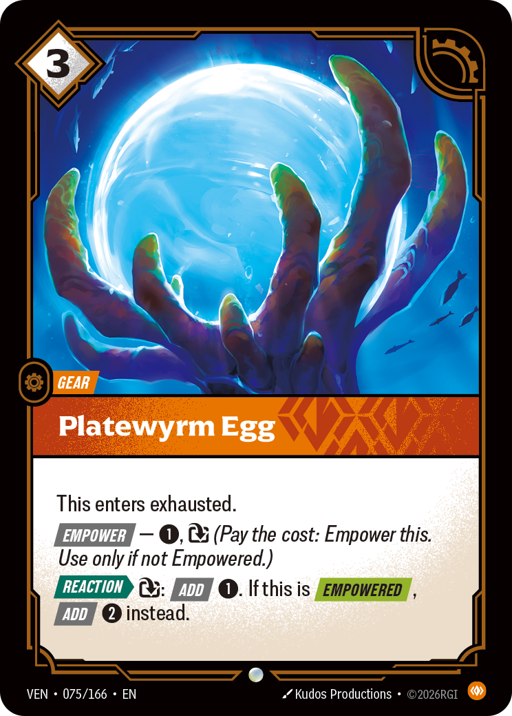 Platewyrm Egg - 75 - [VEN]