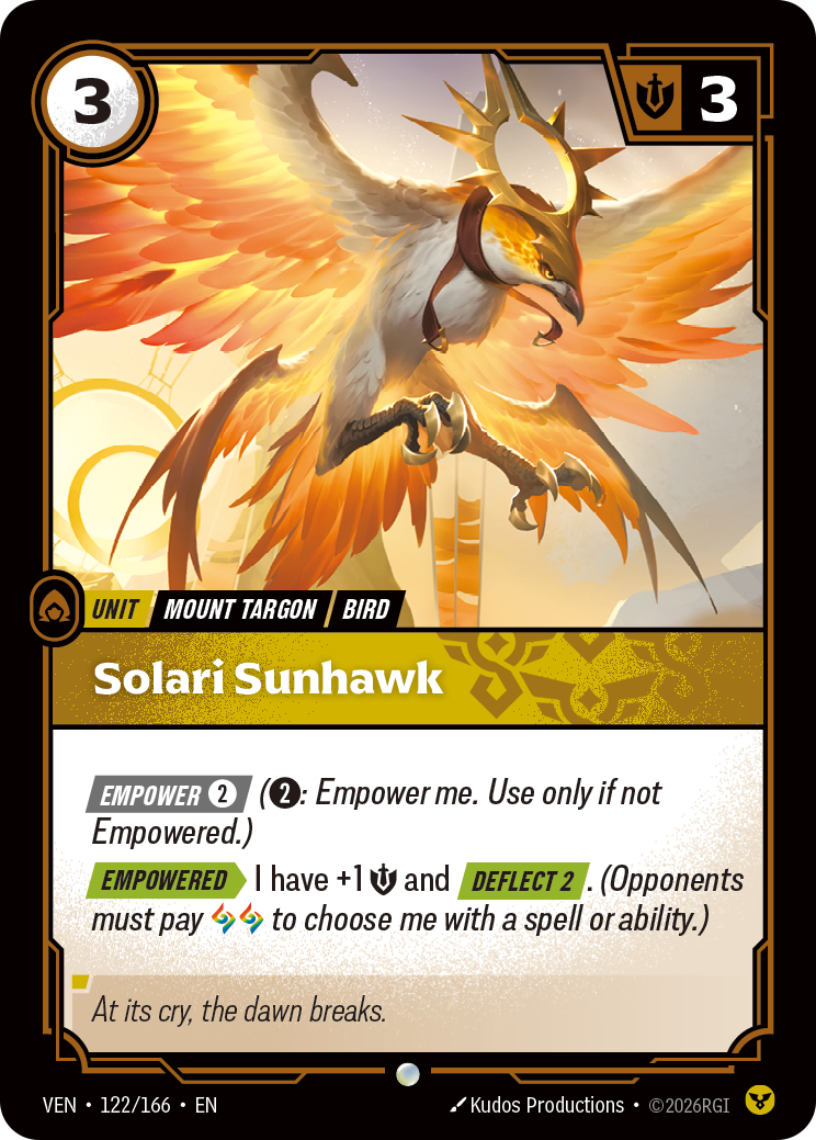 Solari Sunhawk - 122 - [VEN]