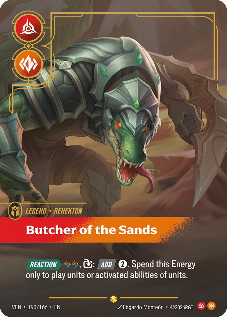 Renekton - Butcher of the Sands (Overnumbered) - 190 - [VEN]