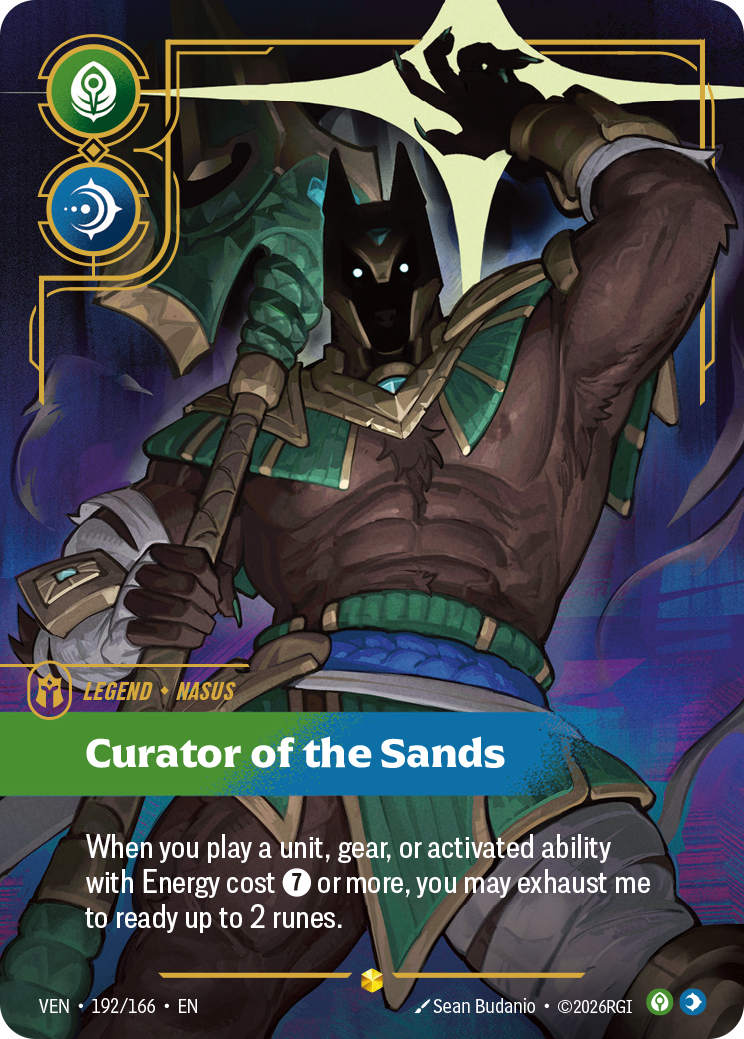 Nasus - Curator of the Sands (Overnumbered) - 192 - [VEN]