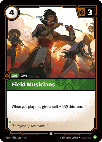 Field Musicians - 26 - [VEN]