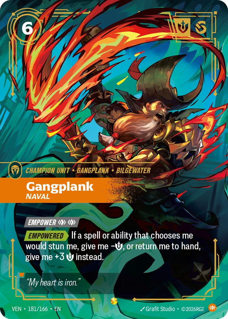 Gangplank, Naval (Overnumbered) - 181 - [VEN]