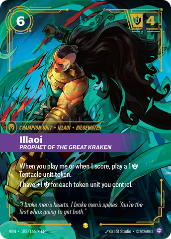 Illaoi, Prophet of the Great Kraken (Overnumbered) - 182 - [VEN]