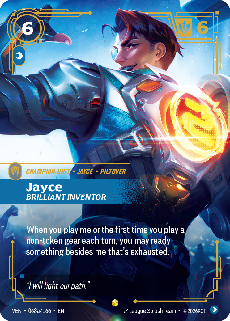 Jayce, Brilliant Inventor (Alternate Art) - 68a - [VEN]