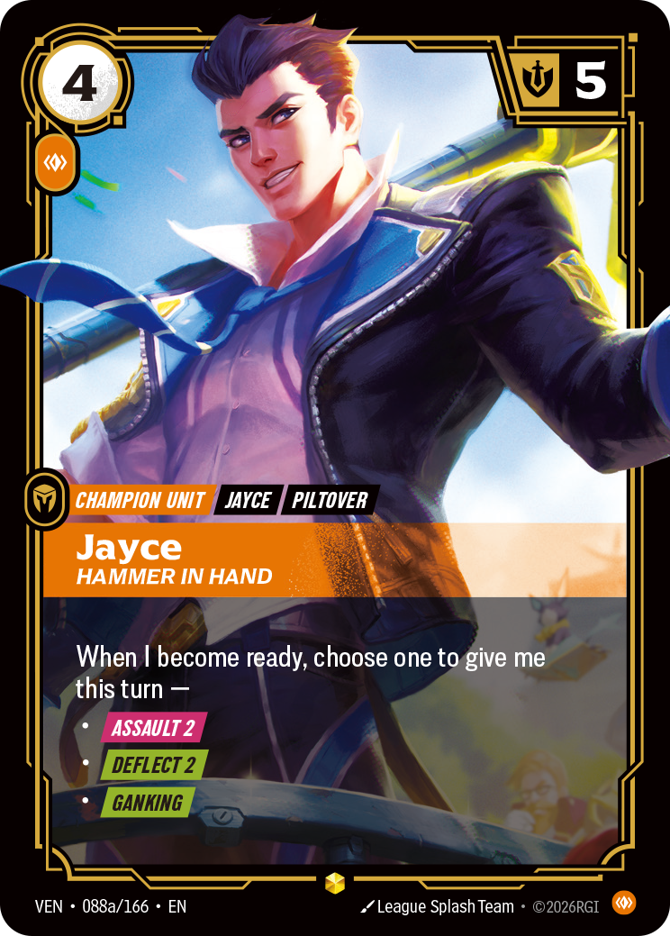Jayce, Hammer in Hand (Alternate Art) - 88a - [VEN]