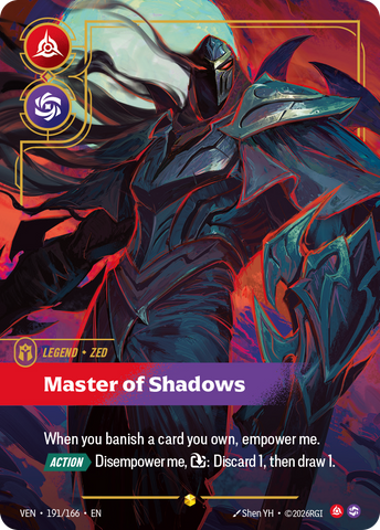 Zed - Master of Shadows (Overnumbered) - 191 - [VEN]