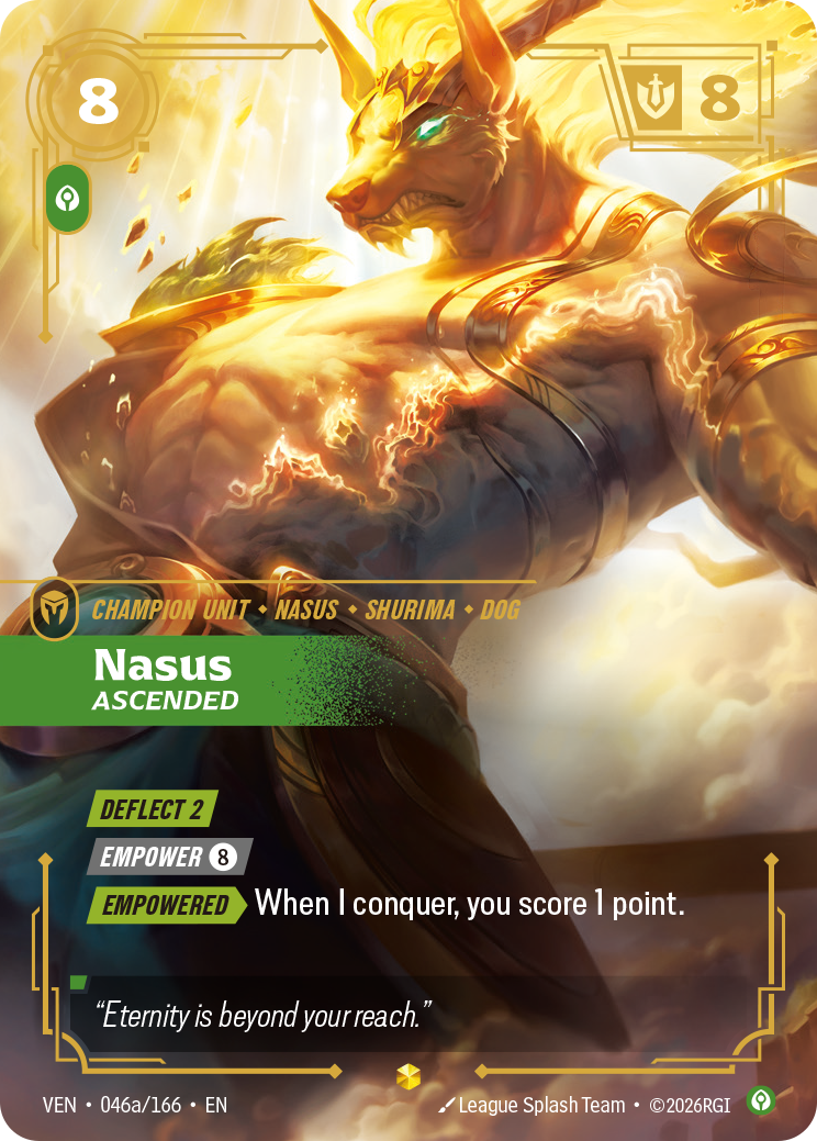 Nasus, Ascended (Alternate Art) - 46a - [VEN]