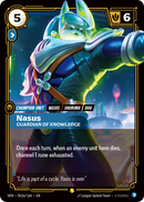 Nasus, Guardian of Knowledge (Alternate Art) - 63a - [VEN]