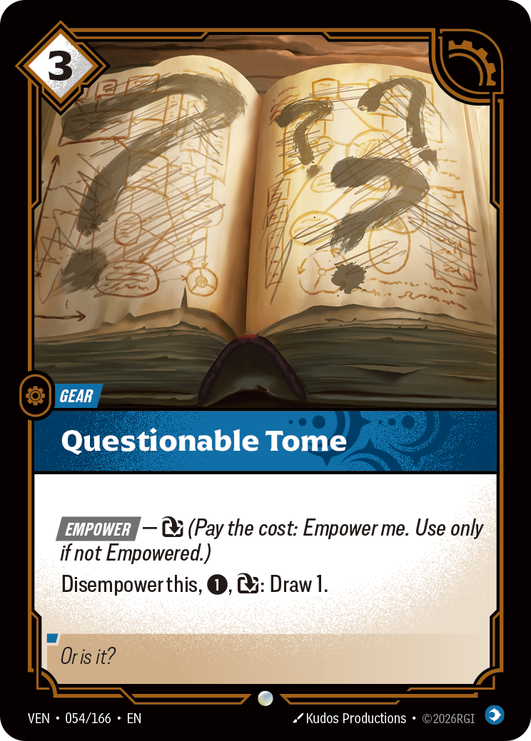 Questionable Tome - 54 - [VEN]