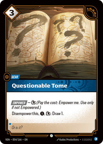 Questionable Tome - 54 - [VEN]