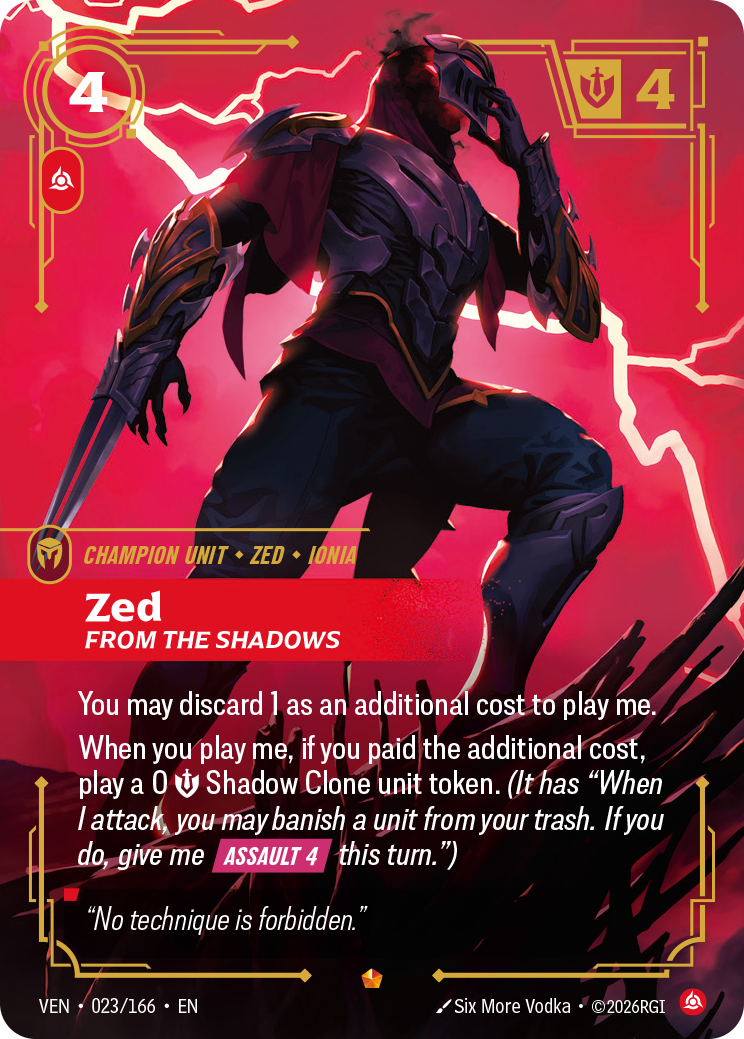 Zed, From the Shadows - 23 - [VEN]