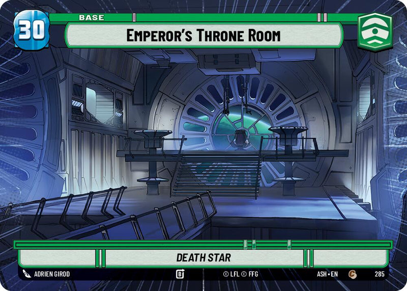 Emperor's Throne Room // Shield (285 // t06) (Hyperspace) (285 // T06) [Ashes of the Empire]