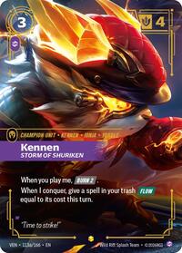 Kennen, Storm of Shuriken (Alternate Art) - 113a - [VEN]